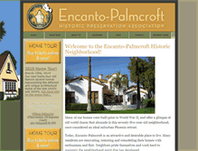 Tablet Screenshot of encantopalmcroft.org